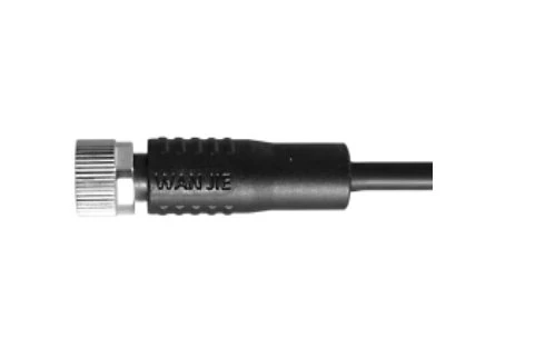 M8 فیمیل سٹریٹ ان شیلڈ B-کوڈنگ 5PIN PUR 2.0M M8X1.0