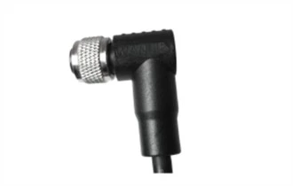M12 فیمیل اینگلڈ ان شیلڈ A-کوڈنگ 17PIN PUR کیبل 3.0M M12*1.0